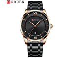 CURREN Luxury Business Quartz Watches Mens Clock Stainless Steel Band Fashion Wristwatches Men Designers Watch Relogio Masculino