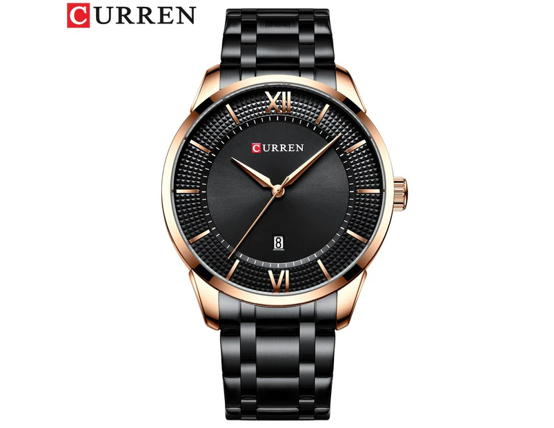 CURREN Luxury Business Quartz Watches Mens Clock Stainless Steel Band Fashion Wristwatches Men Designers Watch Relogio Masculino