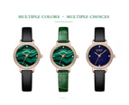 CURREN Luxury Branded Rhinestone Quartz Wristwatches Womens Charming Wrist with Thin Watch Leahter Clock Female