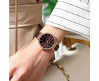 CURREN Luxury New Women's Wristwatches Charming Wrist with Elegant Watches Leather Quartz Clock Reloj Mujer
