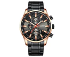 Curren Men Watches Top Brand Luxury Chronograph Man Waterproof Quartz Watch Stainless Steel Luminous Male Clock Wrist Watch