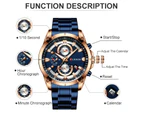 CURREN Men Watch Top Brand Luxury Fashion Quartz Men's Watches Steel Waterproof Wrist Watch Male Chronograph Relogio Masculino