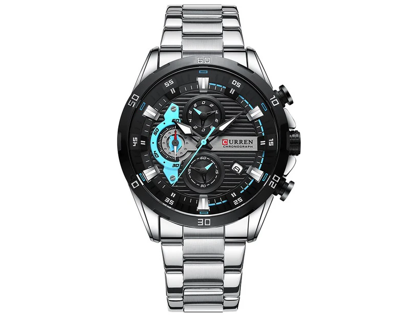 CURREN Men Watch Top Brand Fashion Sport Mens Watches Full Steel Waterproof Chronograph Quartz Male Wristwatch Relogio Masculino
