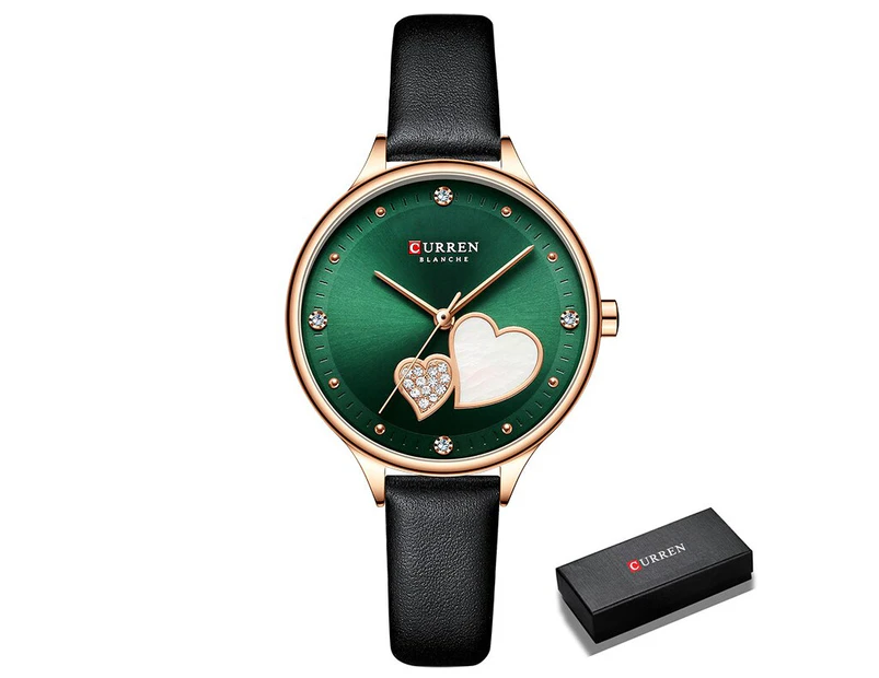 New CURREN Creative Women Watches Top Brand Luxury Quartz Ladies Watch Relogio Feminino Leather Waterproof Wristwatch Girl Clock