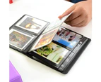 64/32 Pockets Photo Album Picture Storage Case for Polaroid Instax Mini-Blue 5inch