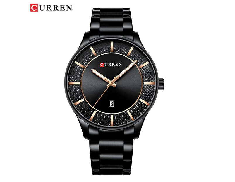CURREN Relogio Masculino Fashion Male Clock Man Stainless Steel Band Watch Men Quartz Wristwatch with Date Casual Business Gift