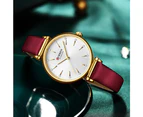 CURREN New Green Watches for Women Luxury Charming Rhinestone Dial Clock Ladies Leather Wristwatches Female Relogios Feminino