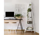 5 Tier Corner Ladder Display Shelf Home Storage Plant Stand Bookshelf