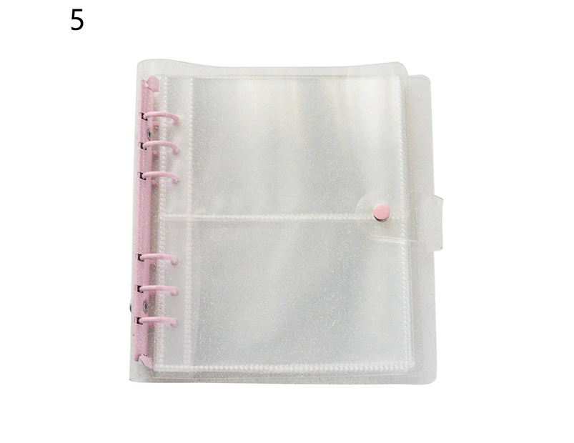 Photo Album Acid Free Large Capacity PVC Compatible Multi Pages Photocard Holder for Instant Camera-5inch