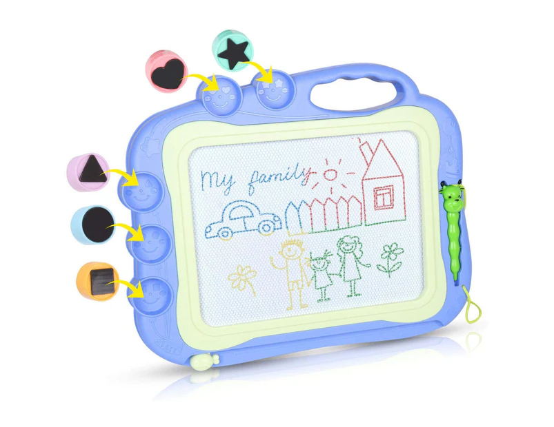 Magnetic drawing board Magic boards for children Erasable Magnetic board Magic board drawing board with 3 stamps