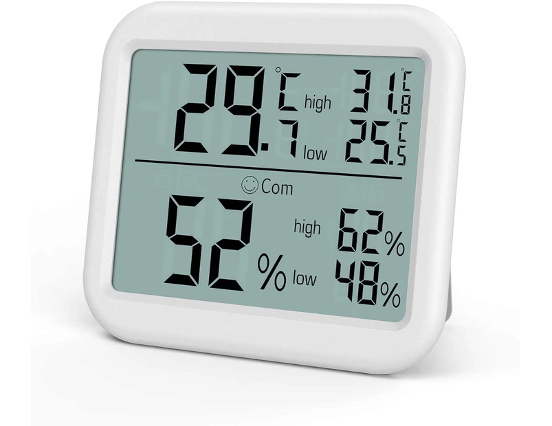 Digital Thermo Hygrometer, Large Indoor LCD Thermometer