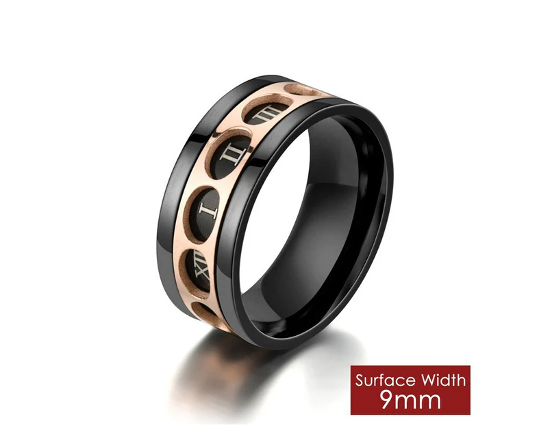 Soul Artificial 2 ring combo of Rings for Men Black Ring Rock Cool Casual  Sport Titanium Steel Ring for Men and Boys.