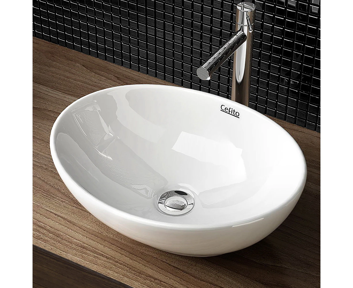 Cefito Bathroom Basin Ceramic Vanity Sink Hand Wash Bowl 41x34cm