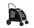 i.Pet Pet Stroller Dog Pram Large Carrier Cat Travel Foldable Strollers 4 Wheels Trolley