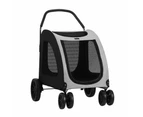 i.Pet Pet Stroller Dog Pram Large Carrier Cat Travel Foldable Strollers 4 Wheels Trolley