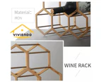 Wine Rack in Honeycomb Bronze 6 Bottle storage