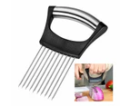 Stainless Steel Onion Holder Slicer Food Choppers Slice