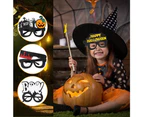 8 Pack Halloween Funny Glasses Theme Party Eyeglasses Glasses for Halloween Party Decoration