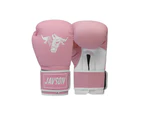 Boxing Gloves Toda Series Synthetic Leather Pink for Women for Punching, Training, Kickboxing & Sparring in 12oz by Javson