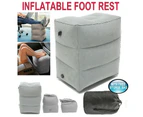 Relief Inflatable Foot Rest Air Pillow Cushion Office Home Leg Footrest Relax