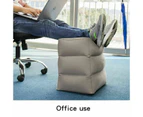 Relief Inflatable Foot Rest Air Pillow Cushion Office Home Leg Footrest Relax