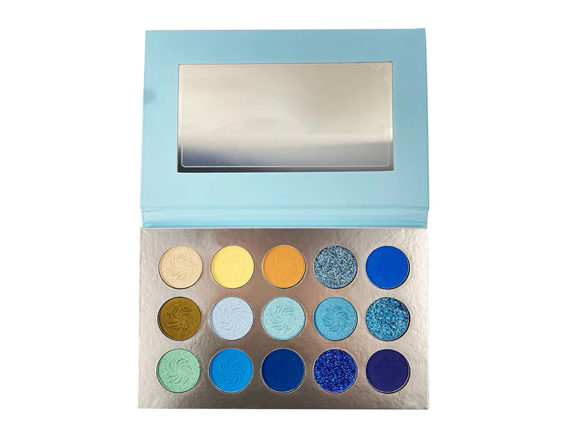 Long Lasting Waterproof Colorful Professional Eyeshadow Palette Gemstone Eye Shadow Palette ,Blendable Highly Pigmented Mattes Glitter Shimmers
