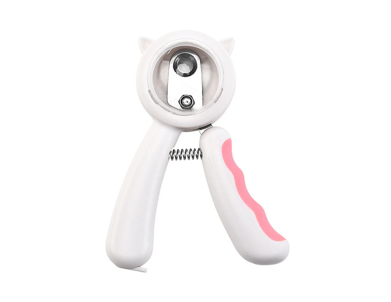 Stainless Steel Dog Cat Nail Trimmer - Pink