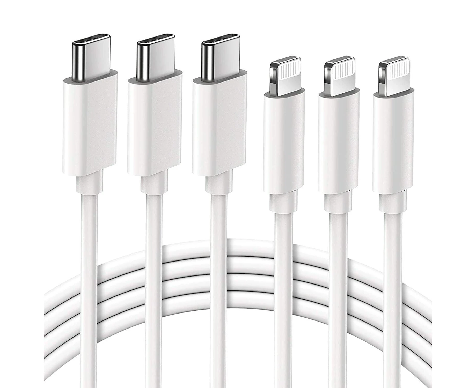 [3 Pack] USB-C to L 20W Fast Charging iPhone Cable -USB C iPhone Charger Cord for iPhone 14 Plus 13 12 11 Pro Max