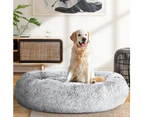 Pet Calming Bed Extra Large 110cm Charcoal Washable