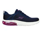 SKECHERS Go Walk Air 2.0 Shoe - Classy Summer - Navy/Purple - Womens