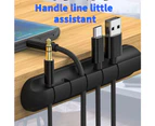 5 Hole Protect Usb Cable Protector Silicone Organizer for Cable Type C Short Mulit Tapa Cables Desktop Organizers for Desk