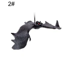 Halloween Artificial Funny Pendant Simulation Bat Haunted House Party Trick Toy 2#
