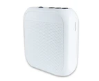 Sunshine Portable Wired Microphone Voice Amplifier Audio Speaker Teaching Loudspeaker - White