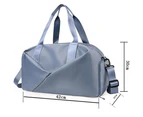 Travel Duffle Bags Portable Luggage Bag-Blue