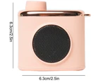 Mini Retro Bluetooth Speaker,Creative Camera Styling,Portable,USB Charging,Convenient and Practical,The Best Gift for Friends and Lovers - Pink