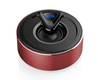 Bluetooth Speaker , Bluetooth Wireless with Deep Bass and Stereo Sound, Support TF Card/AUX, Built-in Mic for Home Outdoor Party Travel - Red