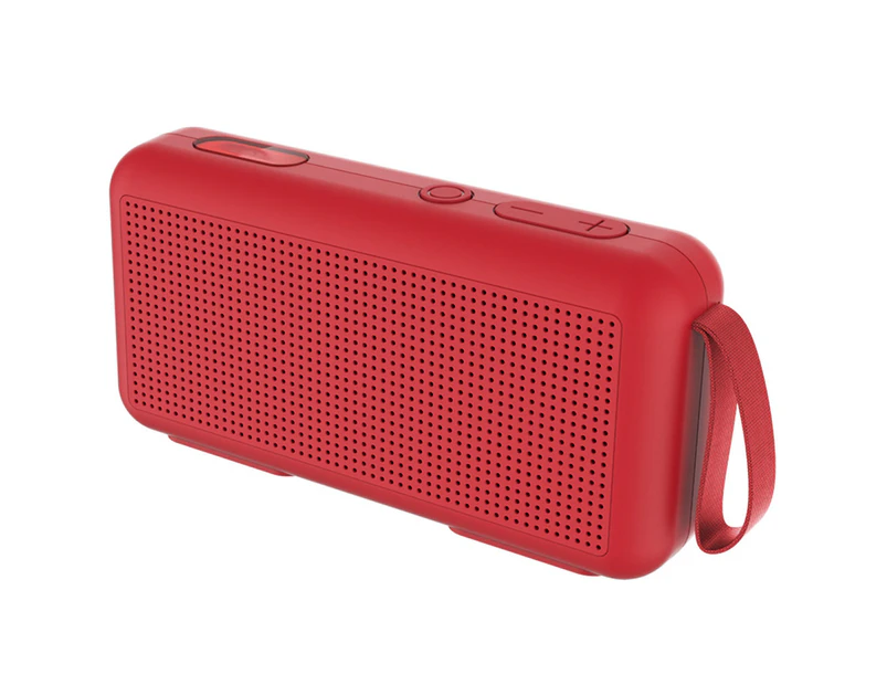 Bluetooth Speaker, Outdoor Portable Wireless Speaker with Built In Mic, Loudest Outdoor Speakers with Stereo Sound - Red