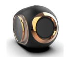 Wireless Speaker Stereo Bluetooth Speaker Player, Golden Egg Wireless Bluetooth Speaker Super Strong Subwoofer Portable - Black