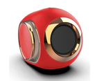 Wireless Speaker Stereo Bluetooth Speaker Player, Golden Egg Wireless Bluetooth Speaker Super Strong Subwoofer Portable - Red