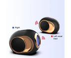 Wireless Speaker Stereo Bluetooth Speaker Player, Golden Egg Wireless Bluetooth Speaker Super Strong Subwoofer Portable - Black