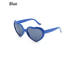 New Love Heart Shaped Effect Glasses Watch The Lights Change Love Image Heart At Night Diffraction Glasses Men Women Sunglasses - Style- I