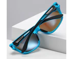 CRIXALIS Design Polarized Sunglasses For Men Vintage Brand Square Anti Glare Driving Sun Glasses Male UV400 zonnebril heren - Brown