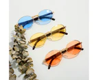 Rhinestone Vintage Sunglasses Women Luxury Diamond Retro Sunglasses Men Brand Designer Round Sunglasses Women 2019 Eyewear - Style- D
