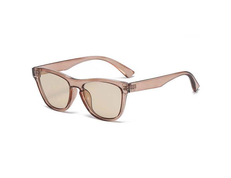 CRIXALIS Luxury Sunglasses Women Men Classic Brand Retro Square Sun Glasses Vintage Anti Glare Driving Shades Ladies UV400 - Light Brown