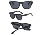 CRIXALIS Luxury Sunglasses Women Men Classic Brand Retro Square Sun Glasses Vintage Anti Glare Driving Shades Ladies UV400 - Black