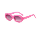 CRIXALIS Samll Round Sunglasses Women Trend Retro Anti Glare Driving Sun Glasses Ladies Gradient Vintage Shades Female UV400 - Pink