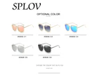 2017 New Hollow Polarized Oval Sunglasses For Women Ray Sun Glasses Girls Glasses Fashion Mirror Vintage Retro Metal Eyeglasses - Gold RoseGold