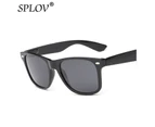 New Fashion Square Polarized Sunglasses Retro Men Women Brand Designer Spring Legs Sun Glasses  Mirrored Gafas De Sol - Black IceBlue