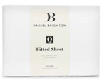 Daniel Brighton 1000TC Cotton Rich Fitted Sheet - White