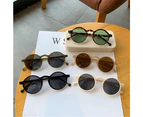 Retro Round Sunglasses Women Brand Designer Vintage Small Frame Sun Glasses UV400 Protection Glasses Trendy Round Frame Eyewear - Leopard